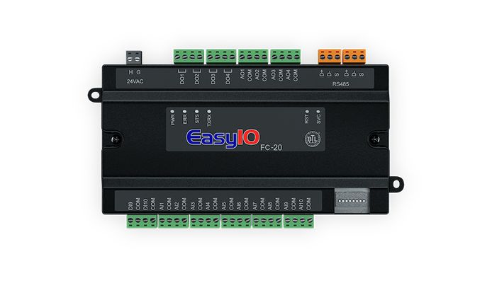 وحدات تحكم سلسلة EasyIO FW لأنظمة إدارة المباني (BMS).