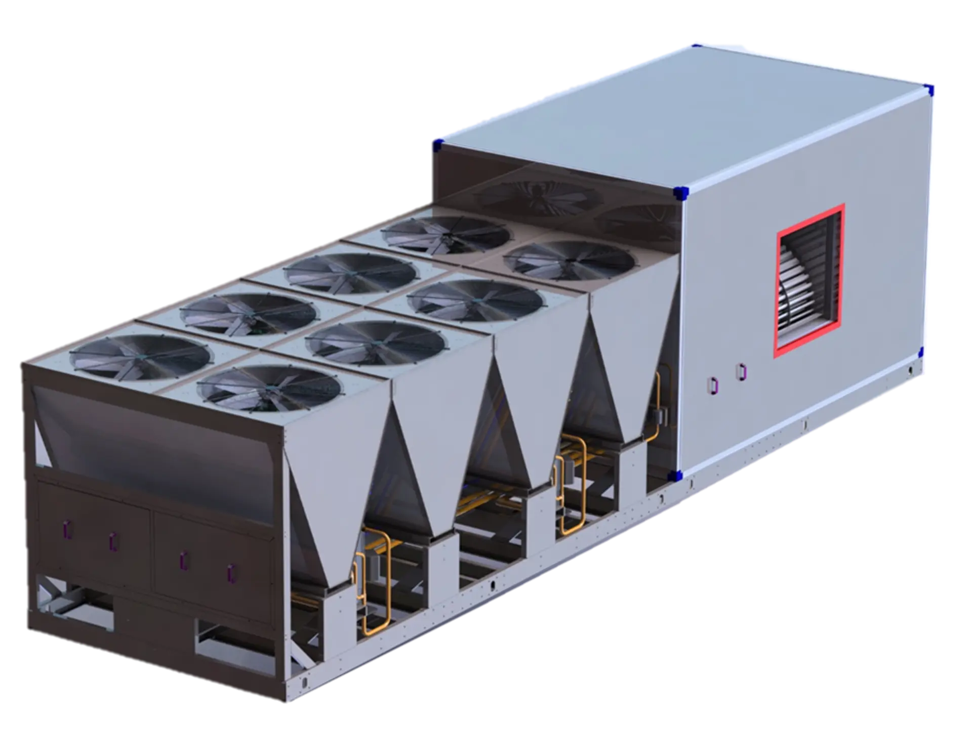 DEH STELLAR Mega Series high-efficiency rooftop unit