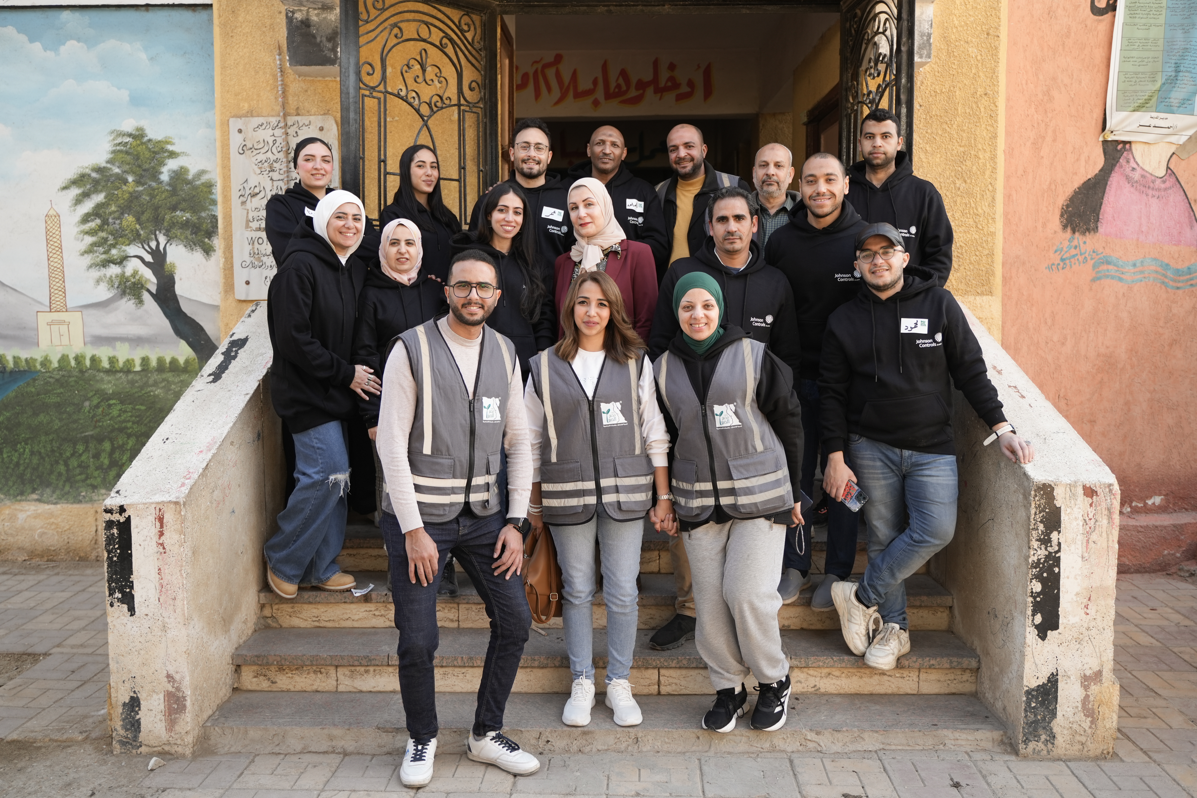 Collaboration between Johnson Controls Arabia Egypt and Misr El-Kheir Foundation teams