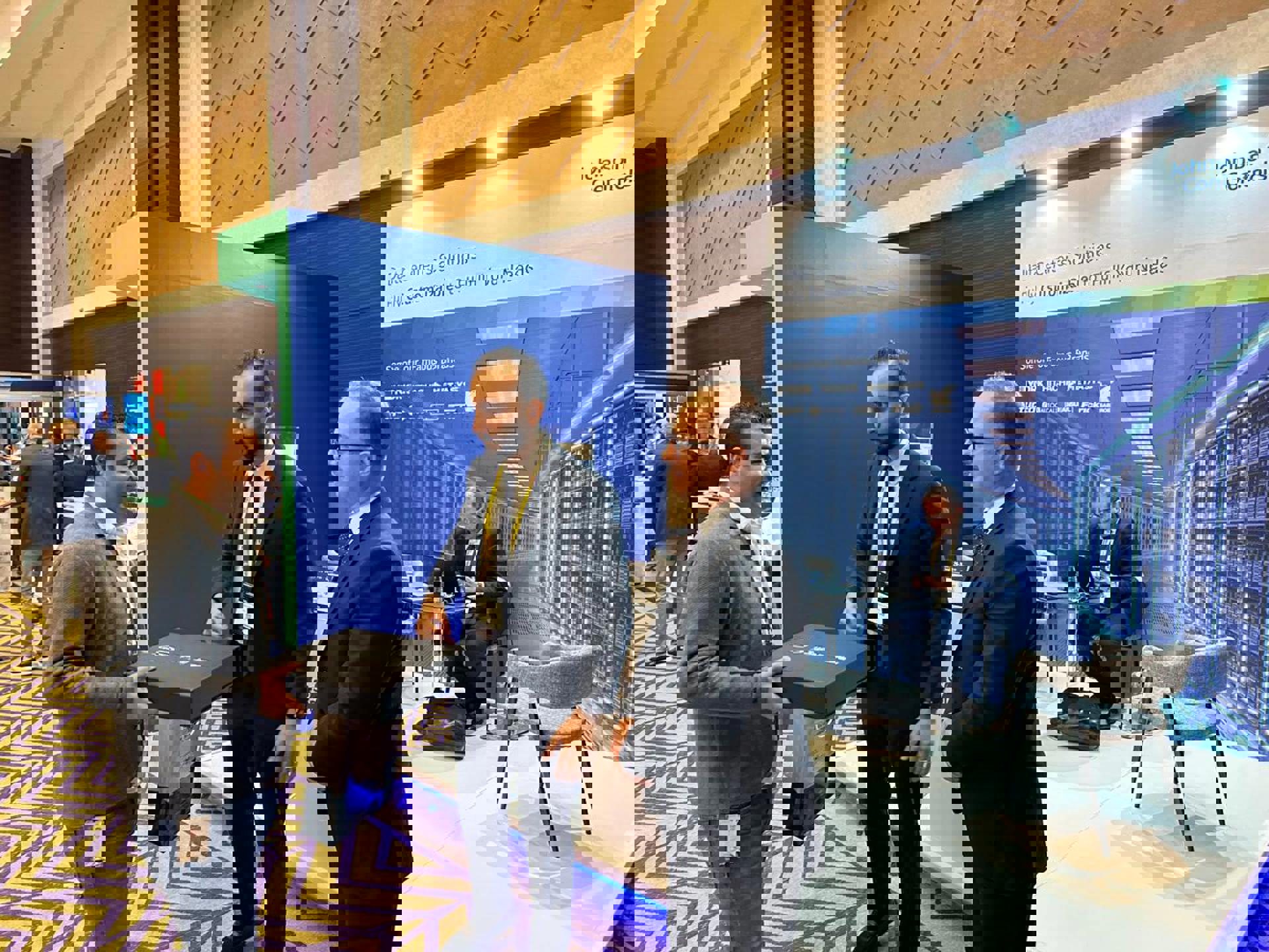 Johnson Controls Arabia team at the Data Centers and Cloud Infrastructure Summit 2023 held in Riyadh